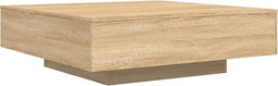 vidaXL - Salontafel - 100x100x31 - cm - bewerkt - hout - sonoma - eikenkleurig