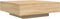 vidaXL - Salontafel - 100x100x31 - cm - bewerkt - hout - sonoma - eikenkleurig