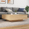 vidaXL - Salontafel - 100x100x31 - cm - bewerkt - hout - sonoma - eikenkleurig