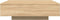 vidaXL - Salontafel - 100x100x31 - cm - bewerkt - hout - sonoma - eikenkleurig