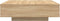 vidaXL - Salontafel - 100x100x31 - cm - bewerkt - hout - sonoma - eikenkleurig