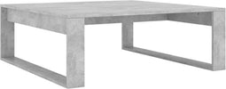 vidaXL - Salontafel - 100x100x35 - cm - bewerkt - hout - betongrijs