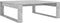 vidaXL - Salontafel - 100x100x35 - cm - bewerkt - hout - betongrijs