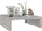 vidaXL - Salontafel - 100x100x35 - cm - bewerkt - hout - betongrijs