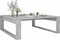 vidaXL - Salontafel - 100x100x35 - cm - bewerkt - hout - betongrijs