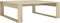vidaXL - Salontafel - 100x100x35 - cm - bewerkt - hout - sonoma - eikenkleurig