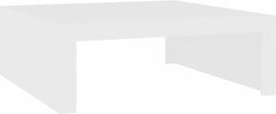 vidaXL - Salontafel - 100x100x35 - cm - bewerkt - hout - wit