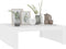 vidaXL - Salontafel - 100x100x35 - cm - bewerkt - hout - wit