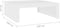 vidaXL - Salontafel - 100x100x35 - cm - bewerkt - hout - wit