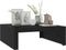 vidaXL - Salontafel - 100x100x35 - cm - bewerkt - hout - zwart