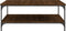 vidaXL - Salontafel - 100x100x40 - cm - bewerkt - hout - bruin - eikenkleur