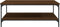 vidaXL - Salontafel - 100x100x40 - cm - bewerkt - hout - bruin - eikenkleur