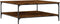 vidaXL - Salontafel - 100x100x40 - cm - bewerkt - hout - gerookt - eikenkleurig