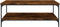 vidaXL - Salontafel - 100x100x40 - cm - bewerkt - hout - gerookt - eikenkleurig
