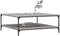 vidaXL - Salontafel - 100x100x40 - cm - bewerkt - hout - grijs - sonoma - eikenkleurig