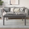 vidaXL - Salontafel - 100x100x40 - cm - massief - grenenhout - grijs