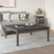 vidaXL - Salontafel - 100x100x40 - cm - massief - grenenhout - grijs