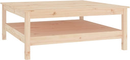 vidaXL - Salontafel - 100x100x40 - cm - massief - grenenhout