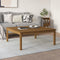 vidaXL - Salontafel - 100x100x40 - cm - massief - grenenhout - honingbruin