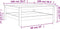 vidaXL - Salontafel - 100x100x40 - cm - massief - grenenhout - wasbruin