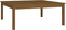 vidaXL - Salontafel - 100x100x40 - cm - massief - grenenhout - honingbruin