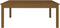 vidaXL - Salontafel - 100x100x40 - cm - massief - grenenhout - honingbruin