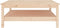 vidaXL - Salontafel - 100x100x40 - cm - massief - grenenhout