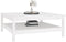 vidaXL - Salontafel - 100x100x40 - cm - massief - grenenhout - wit