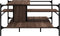 vidaXL - Salontafel - 100x100x48,5 - cm - bewerkt - hout - bruin - eikenkleur