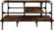 vidaXL - Salontafel - 100x100x48,5 - cm - bewerkt - hout - gerookt - eikenkleurig