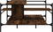 vidaXL - Salontafel - 100x100x48,5 - cm - bewerkt - hout - gerookt - eikenkleurig