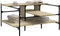 vidaXL - Salontafel - 100x100x48,5 - cm - bewerkt - hout - sonoma - eikenkleurig