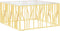 vidaXL - Salontafel - 100x100x50 - cm - roestvrij - staal - en - glas
