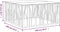 vidaXL - Salontafel - 100x100x50 - cm - roestvrij - staal - en - glas