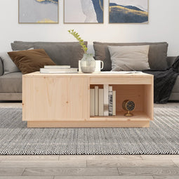 vidaXL - Salontafel - 100x101x40,5 - cm - massief - grenenhout