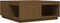 vidaXL - Salontafel - 100x101x40,5 - cm - massief - grenenhout - honingbruin