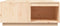 vidaXL - Salontafel - 100x101x40,5 - cm - massief - grenenhout
