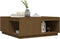 vidaXL - Salontafel - 100x101x40,5 - cm - massief - grenenhout - honingbruin