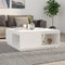 vidaXL - Salontafel - 100x101x40,5 - cm - massief - grenenhout - wit