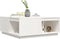 vidaXL - Salontafel - 100x101x40,5 - cm - massief - grenenhout - wit