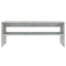 vidaXL - Salontafel - 100x40x40 - cm - bewerkt - hout - betongrijs