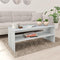 vidaXL - Salontafel - 100x40x40 - cm - bewerkt - hout - betongrijs