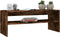 vidaXL - Salontafel - 100x40x40 - cm - bewerkt - hout - gerookt - eikenkleurig