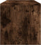 vidaXL - Salontafel - 100x40x40 - cm - bewerkt - hout - gerookt - eikenkleurig