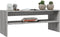 vidaXL - Salontafel - 100x40x40 - cm - bewerkt - hout - grijs - sonoma - eikenkleurig