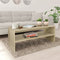 vidaXL - Salontafel - 100x40x40 - cm - bewerkt - hout - sonoma - eikenkleurig