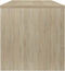 vidaXL - Salontafel - 100x40x40 - cm - bewerkt - hout - sonoma - eikenkleurig