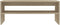 vidaXL - Salontafel - 100x40x40 - cm - bewerkt - hout - sonoma - eikenkleurig