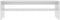 vidaXL - Salontafel - 100x40x40 - cm - bewerkt - hout - wit