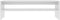 vidaXL - Salontafel - 100x40x40 - cm - bewerkt - hout - wit